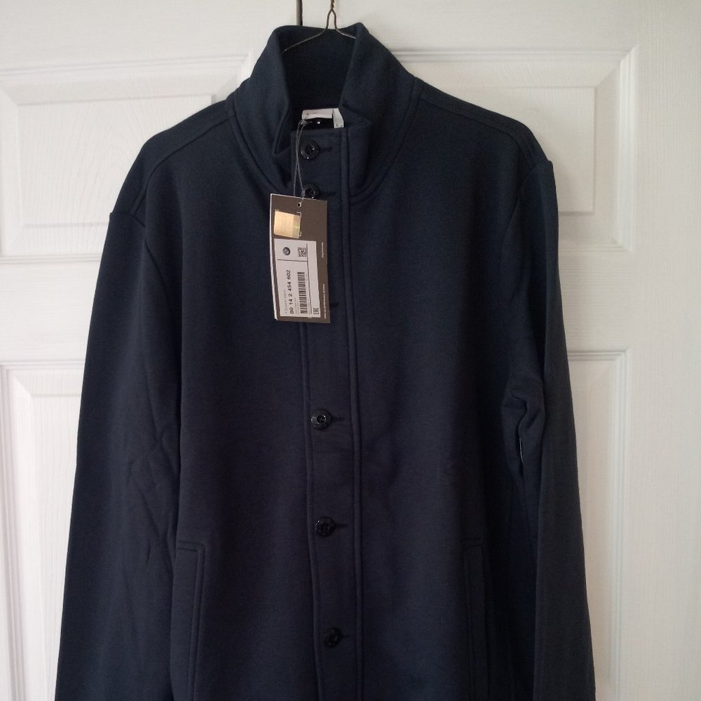 BMW Blue Varsity Sweater Jacket-For Men